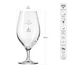Poháre BEER GOBLET 420, XNO, 420 ml, sada 6 kusov | KROSNO GLASS F57D456040001020