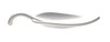 Miska na predjedlo LEAF, melamín, biela, 10x4,5x1 cm | APS 83887