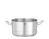 Hrniec z nehrdzavejúcej ocele stredný Kitchen Line, objem 6 l, priemer 24 cm, výška 13,5 cm | HENDI 837726