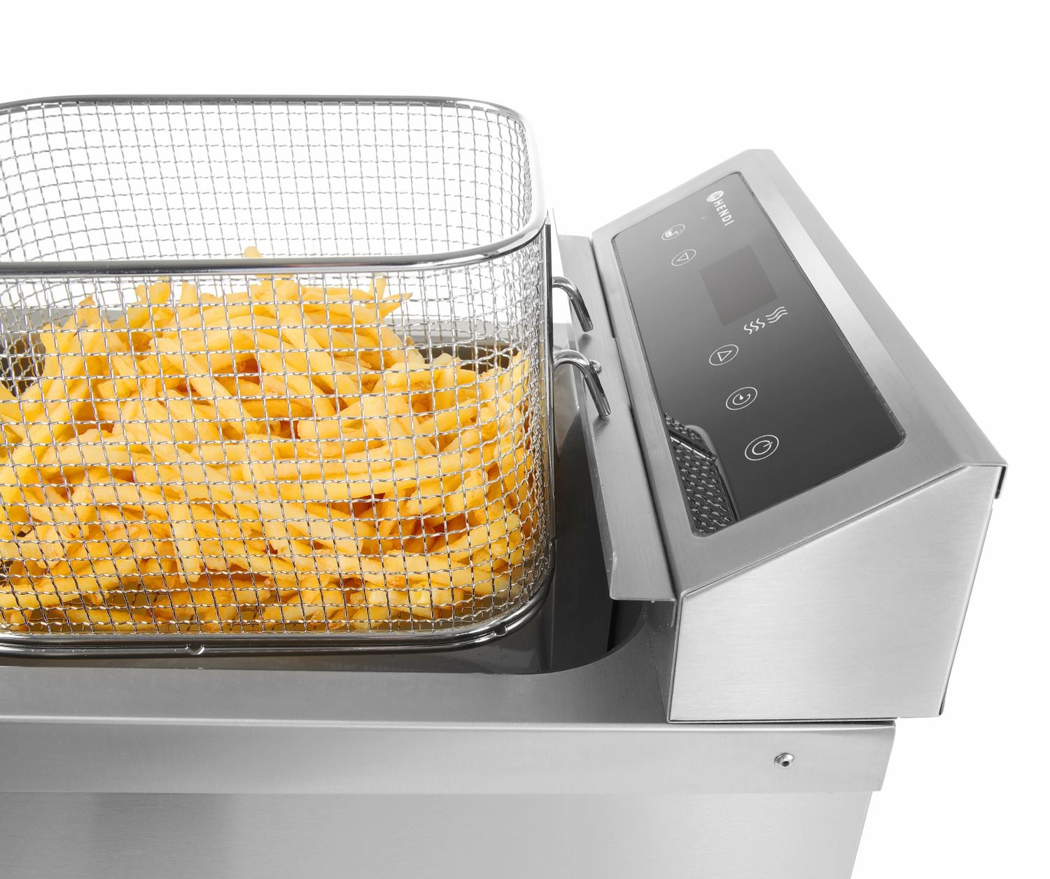 Indukčná fritéza Kitchen Line 8 l, 3,5 kW, 230 V, 1-komorová | HENDI 215012