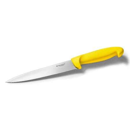 Žltý kuchynský nôž HACCP s dĺžkou 18 cm FORGAST FG01845