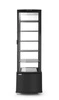Chladiaca vitrína 280 l, čierna, LED, dynamický chladiaci systém | ARKTIC 233290