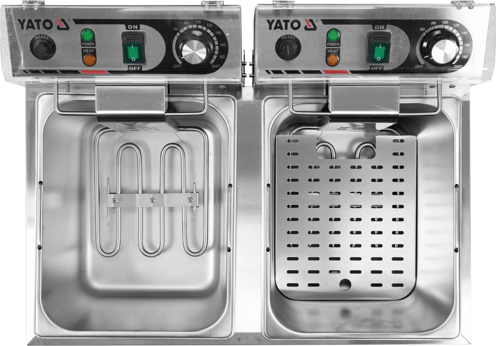 Elektrická fritéza 2-komorová 2x8 l | YATO YG-04623