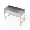 Nerezové 1-komorové umývadlo (30 cm hlboké) 100x60x85 cm | FORGAST