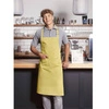 Základná kuchárska zástera 75 x 90 cm s vreckom a prackou slnečná žltá | KARLOWSKY BLS 5-86-Stck