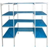 Spojovací regál s 5 policami s hĺbkou 50 cm 5P-165+20UM | ALUSHELF 50542