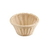 Košík z polypropylénu ECONOMIC, okrúhly, svetlobéžový, 19x9.5 cm | APS 40132