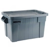Polyetylénová nádoba na potraviny BRUTE, objem 75 l, sivá | RUBBERMAID 9S31-00-GRY