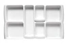 Miska CASCADE GN 1/2 z melamínu, biela, 32.5x26.5x7.5 cm, 3.65 l | APS 83960