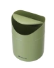 Stolový odpadkový kôš s výklopným vekom, 1,2 l, zelený priemer 12 x V 16,5 cm | HENDI 440780