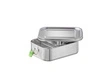 Pojemník na obed LUNCHBUDDY, nehrdzavejúca oceľ, 20,5 × 14,5 × 6,5 cm, 1,1 l | APS 66901