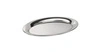 Podnos KAFFEEHAUS oválny, leštený, matný, z nehrdzavejúcej ocele, 20x14.5x0.5 cm | APS 30115