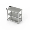 Nerezový 3-policový vozík 110x40x85 cm | FORGAST