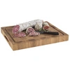 Doska na servírovanie OKLA z dubového dreva, hnedá, 38x32x4,5 cm | APS 807