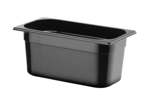 Nádoba COOL čierna, GN 1/3, 15 cm zo SAN | HENDI 882207