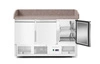 Chladiaci stôl 3-dverový na pizzu s nadstavcom, 570 l, 6 GN 1/4, 140x70x110 cm | ARKTIC 232033