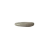 Plochý tanier s okrajom Galet dolomit 19 x 16 cm | KERA KERAMIKA 19.1.DOLOMIT