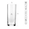 Poháre XNO HIGHBALL 330 ICE OPTIC, 330 ml, súprava 6 kusov | KROSNO GLASS F68D416030001020