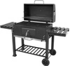 Grill na drevené uhlie XXL s pokrievkou, rošt 78x42.5 cm | LUND 99917