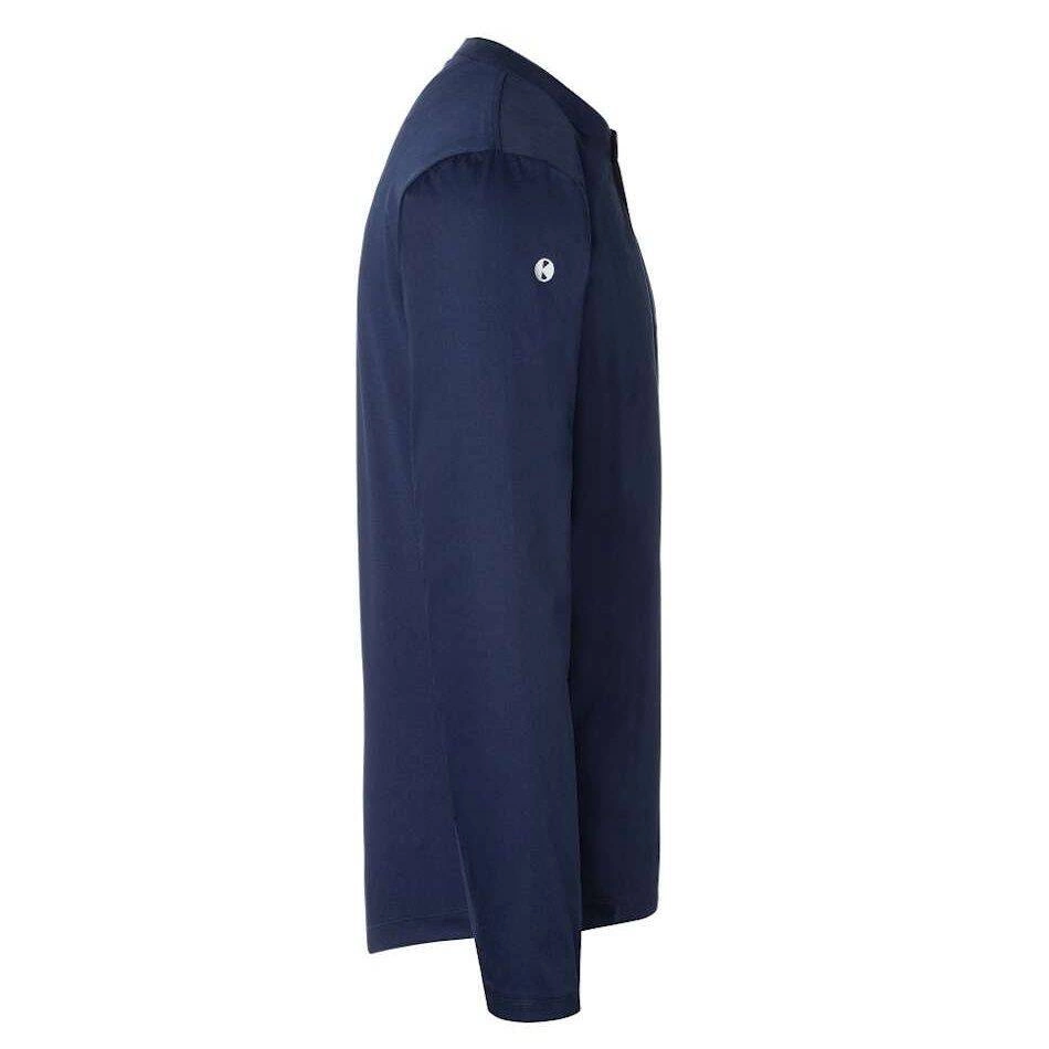 Výkonné kuchárske tričko s dlhým rukávom námornícke | KARLOWSKY TM 6-10