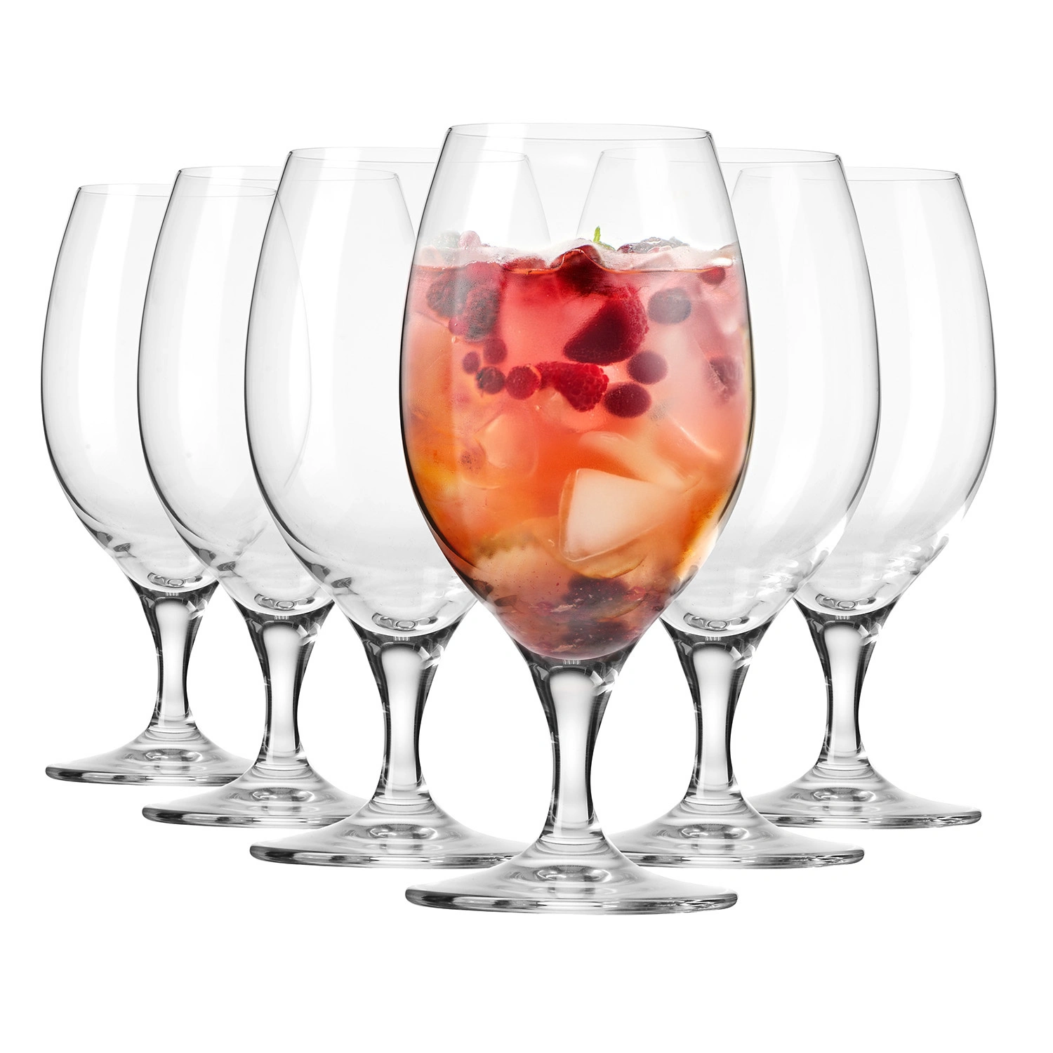 Poháre BEER GOBLET 370, XNO, 370 ml, súprava 6 kusov | KROSNO GLASS FKMD127036002000