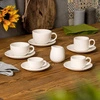 Podšálka na šálku, porcelánový bujón Modermo Prima 15 cm | MODERMO MP023