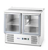 Chladiaci šalátový stôl 2-dverový s výklopným krytom, 247 l, 90x70x86 cm, 145 W | HENDI 236246