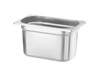 GN 1/4 hrniec 15 cm hlboký z nerezovej ocele PROFI LINE | HENDI 801611