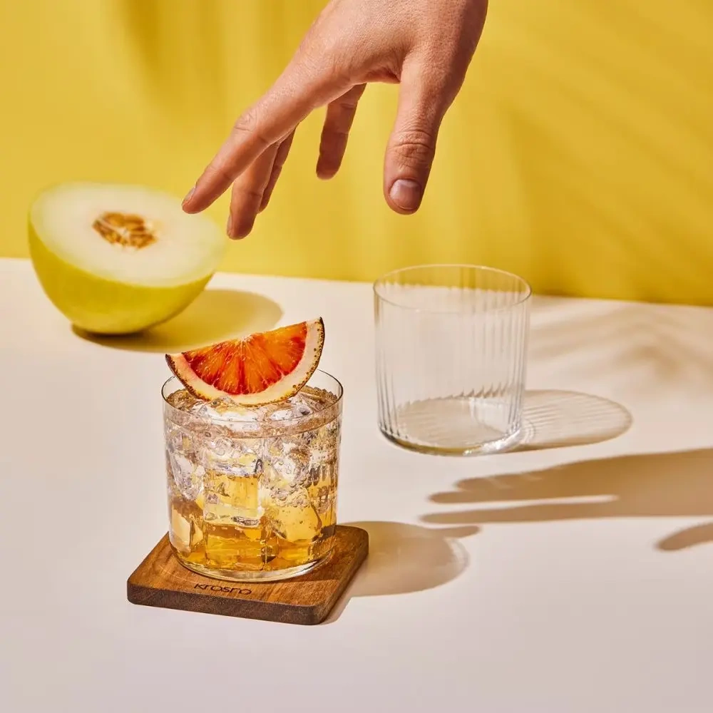 Poháre s vertikálnym ryhovaním Mixology 410 ml - sada 6 kusov | KROSNO GLASS F68C366035011520