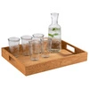 Podnos na servírovanie z dubového dreva, 45x35x6 cm | APS 761_APS