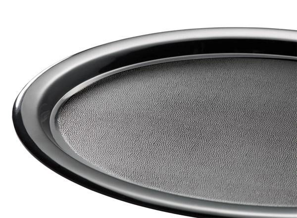 Podnos KAFFEEHAUS, z melamínu, čierny, 28x21.5x1.5 cm | APS 84253