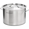 Nerezový stredný hrniec s pokrievkou, 12 l, priemer 30 cm | FORGAST FG02012