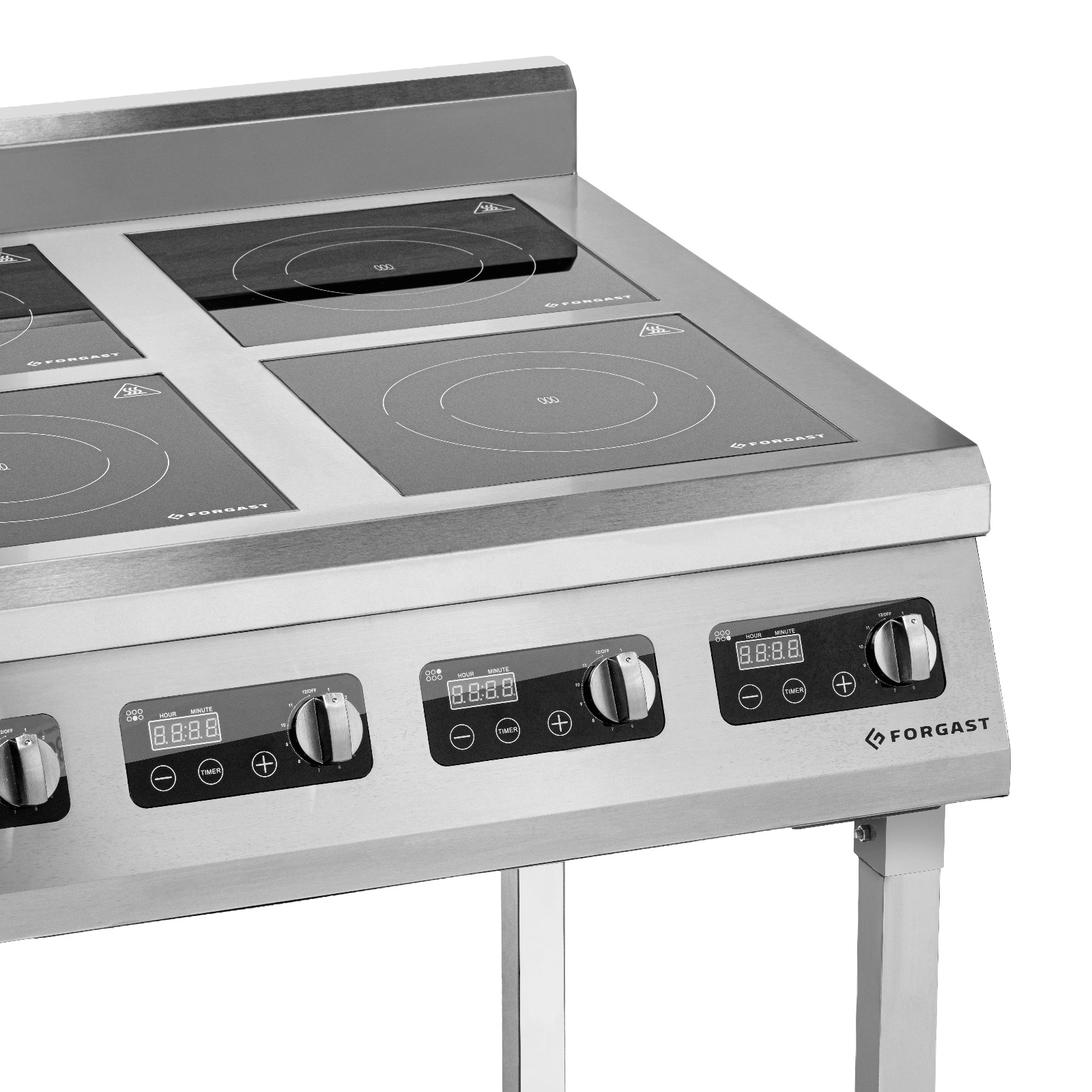 Kuchyňa indukčná 6-zónová na podstavci, 6x3.5 kW, 2x400 V | FORGAST FG09038