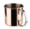 Pohár na MOSCOW MULE, medená farba, lesklý, priemer 9 cm, 450 ml | APS 93310
