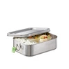 Pojemník na obed LUNCHBUDDY, nehrdzavejúca oceľ, 20,5 × 14,5 × 6,5 cm, 1,1 l | APS 66901