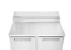 Chladiaci stôl s nadstavbou, 2 dvere, nerezová oceľ, 90x70x95.5 cm, 68 kg | ARKTIC 236222