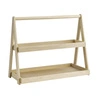 Etažér bufetový VALO 53x26.5 cm a GN 2/4, 55.5x26.5x44.5 cm, hnedý | APS 14011