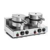 Elektrický dvojitý vaflovač na belgické vafle, priemer 18,5 cm, 4 kW, 230 V | FORGAST FG09721