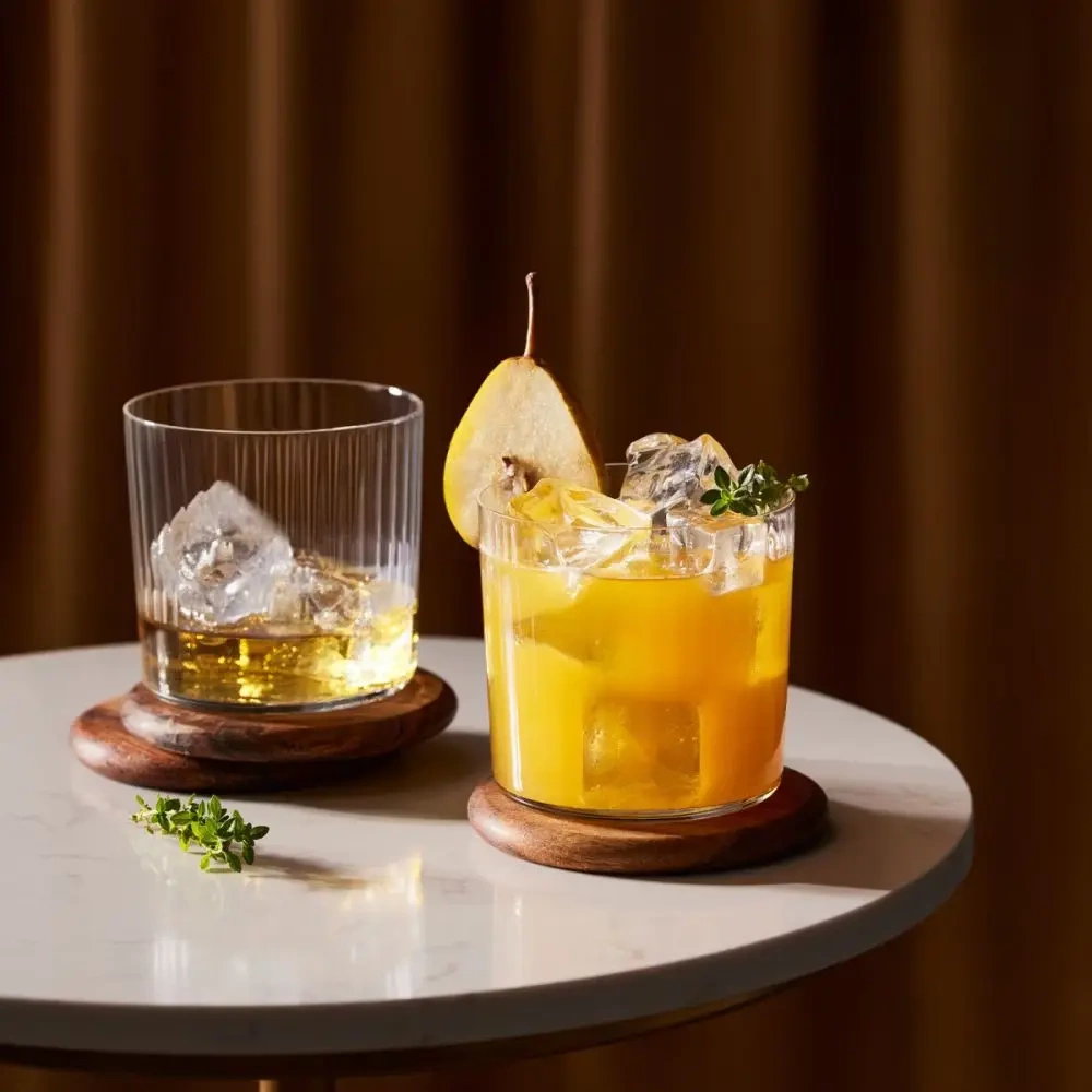 Poháre s vertikálnym ryhovaním Mixology 410 ml - sada 6 kusov | KROSNO GLASS F68C366035011520