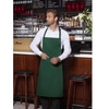 Kuchárska zástera Basic  75 x 90 cm s vreckom a prackou lesná zelená | KARLOWSKY BLS 5-32-Stck