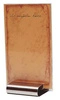 Stojan na menu, nehrdzavejúca oceľ, 8x8x2 cm | APS 30