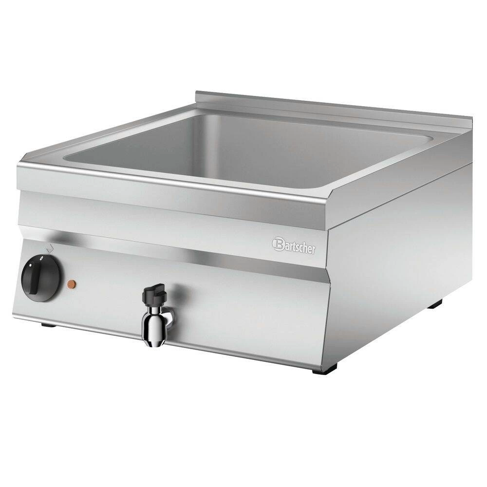 Elektrický stolový bain-marie s kohútikom 1 GN 1/1 + 2 GN 1/4 | BARTSCHER 115112