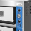 Pec na pizzu 2-komorová, 2x6x36 cm, široká, 18 kW, 400 V | FORGAST FG09568