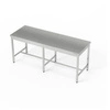 Nerezový centrálny pracovný stôl 220x80x85 cm | FORGAST
