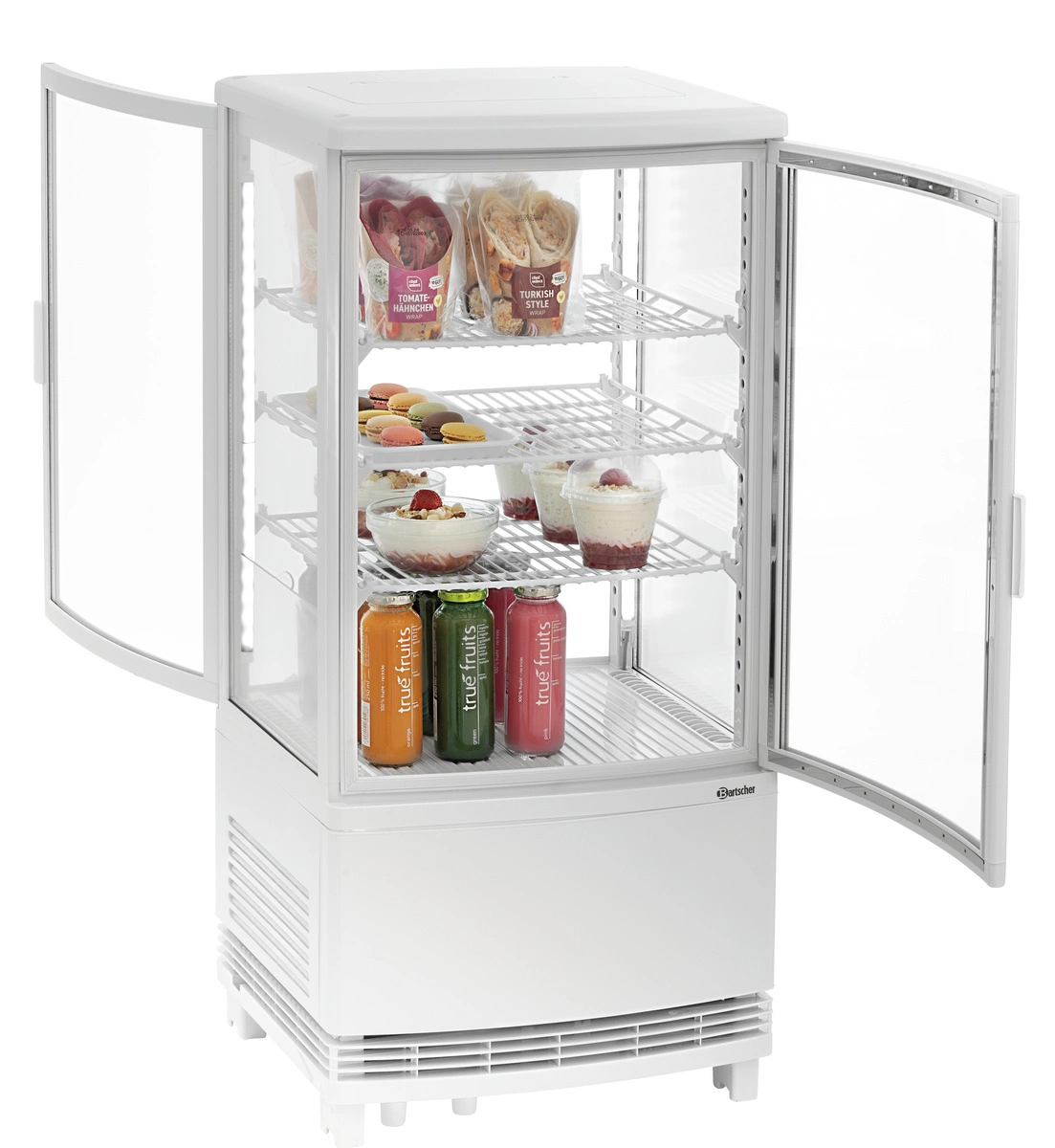 Vitrína chladiaca Mini 75L2T biela | BARTSCHER 700287