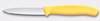 Nôž na zeleninu a ovocie Swiss Classic, žltý, hladká čepeľ, oranžový, dĺžka čepele 8 cm | VICTORINOX 6.7608.C1