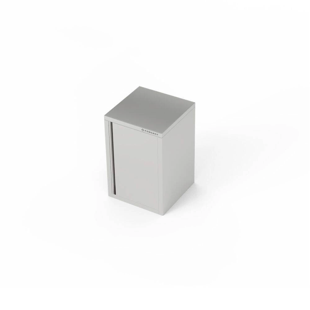 Nerezová nástenná skrinka s dvierkami 40x30x60 cm | FORGAST