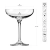 Pohár XNO COUPETTE 240, 240 ml, sada 6 kusov | KROSNO GLASS F57D492023001010