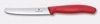 Nôž na paradajky Swiss Classic, zúbkovaná čepeľ, červený, čepeľ 11 cm | VICTORINOX 6.7831.C1