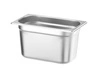 GN 1/4 hlboká 15 cm nádoba z nehrdzavejúcej ocele BUDGET LINE HENDI 800546